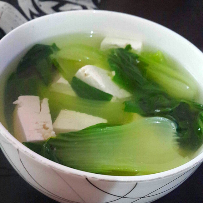 芄兰seremaii做的青菜豆腐汤