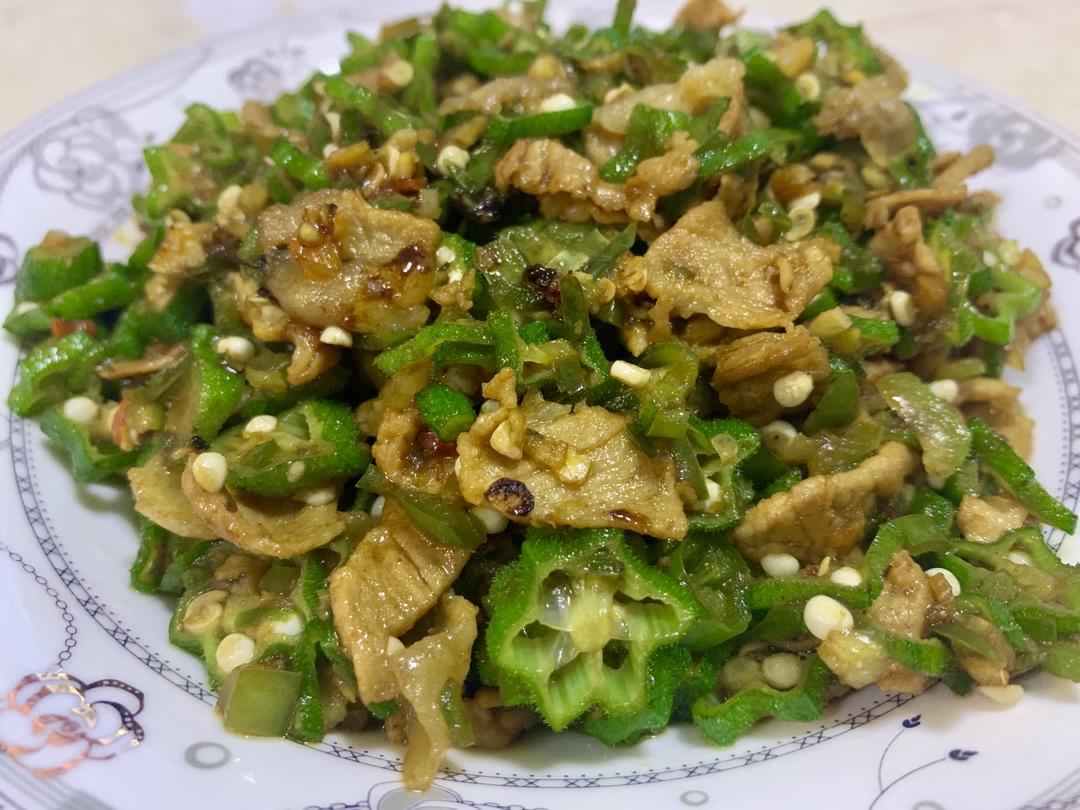 秋葵炒肉(超下饭！)