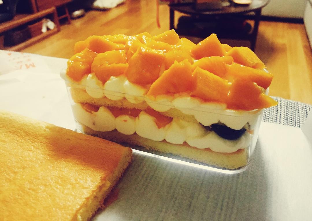 芒果盒子蛋糕
