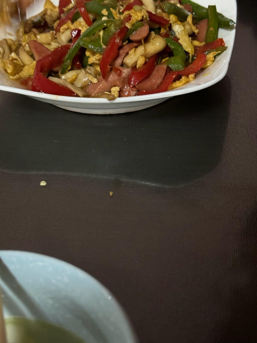 白玉菇炒火腿