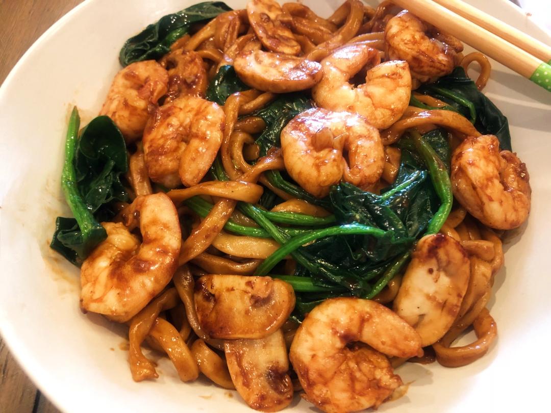 鲜虾炒面|寻味手札
