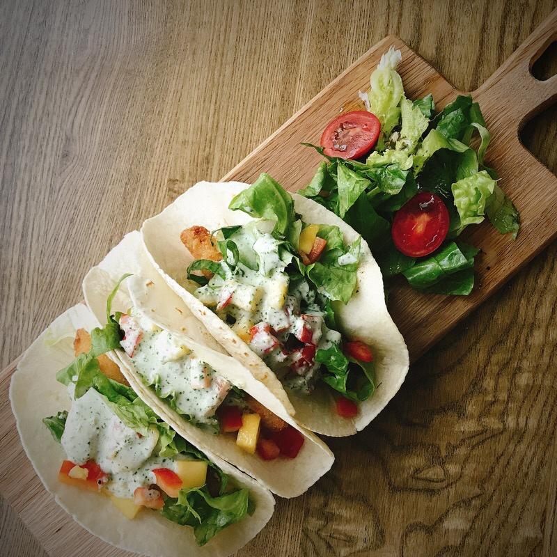 douxfika做的墨西哥卷饼(taco)