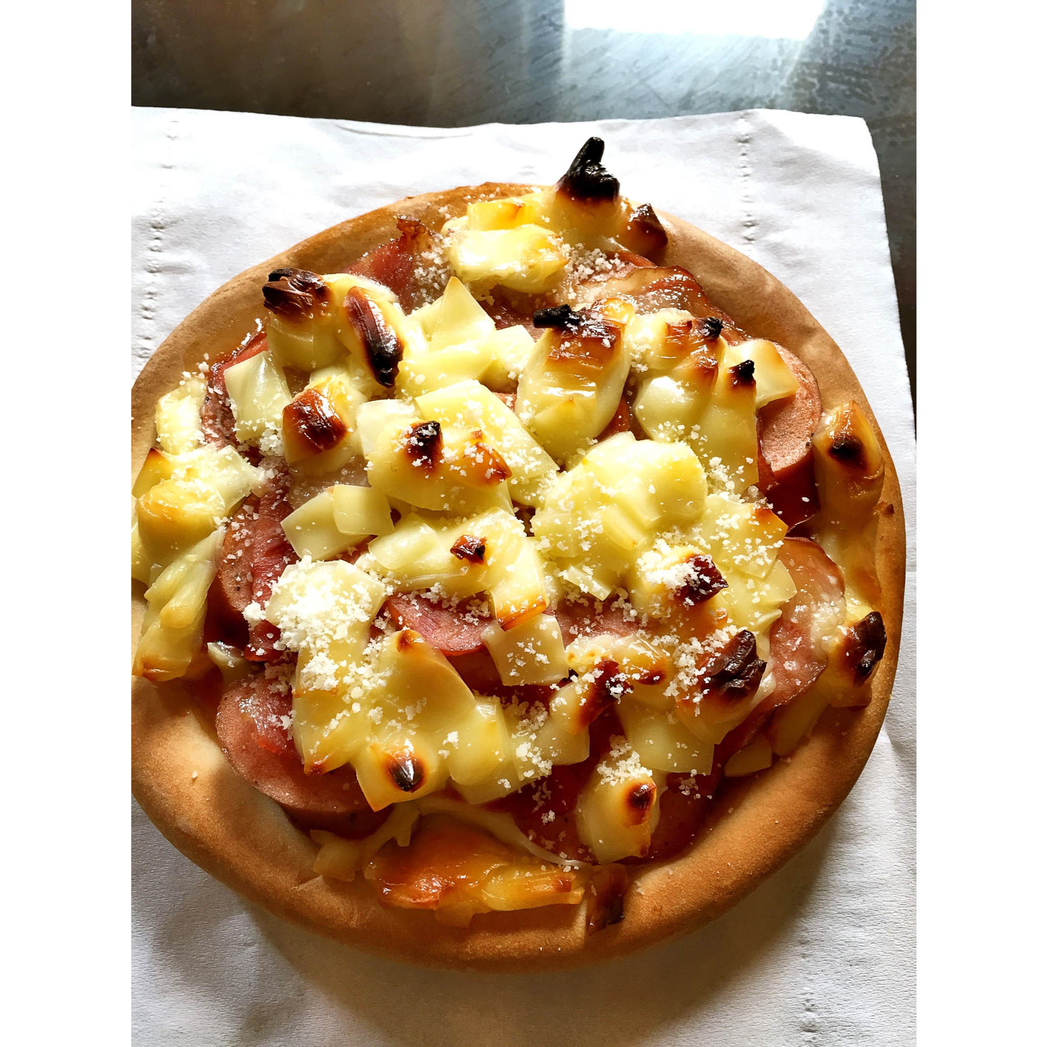 芝士培根火腿披萨Pizza