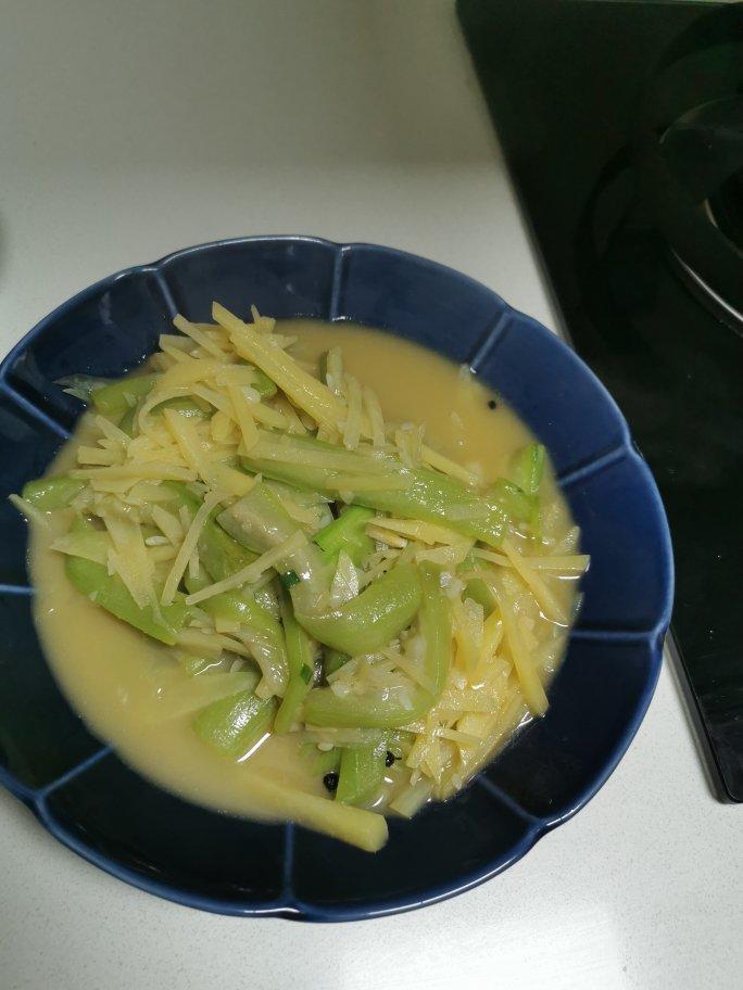 cookingtome做的丝瓜土豆片