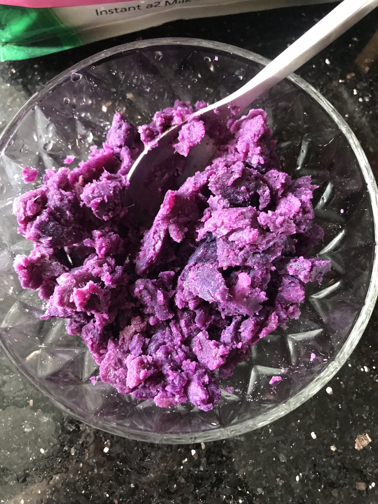 低脂美味紫薯泥（球）的做法 步骤2