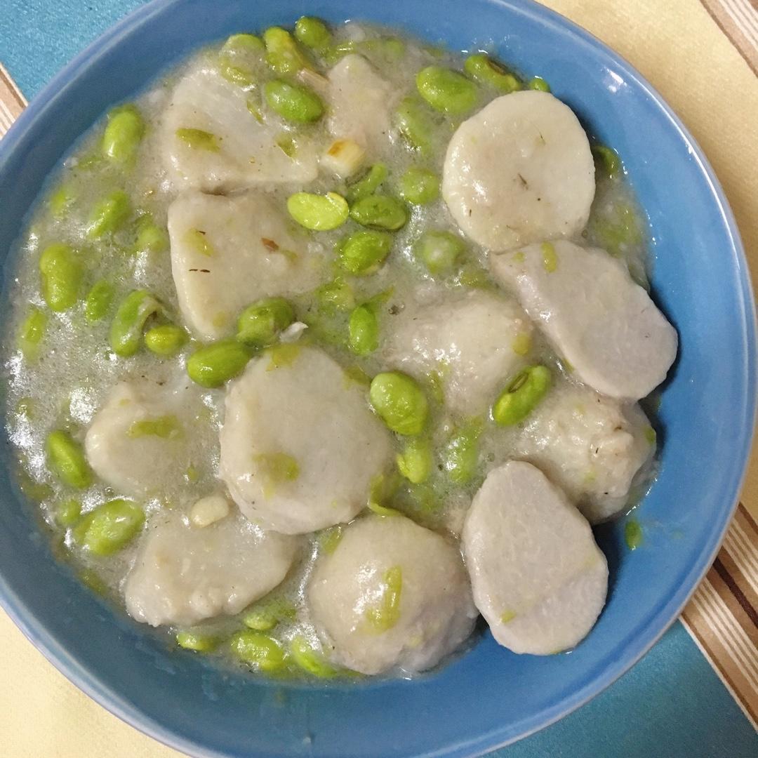 毛豆烧芋艿