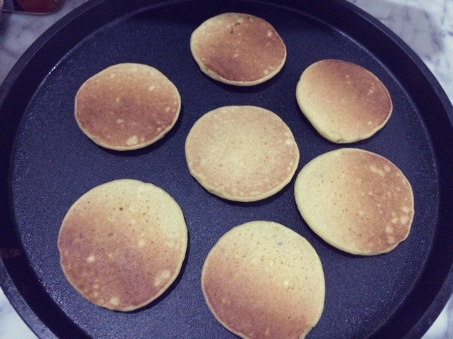 香蕉牛奶小煎饼