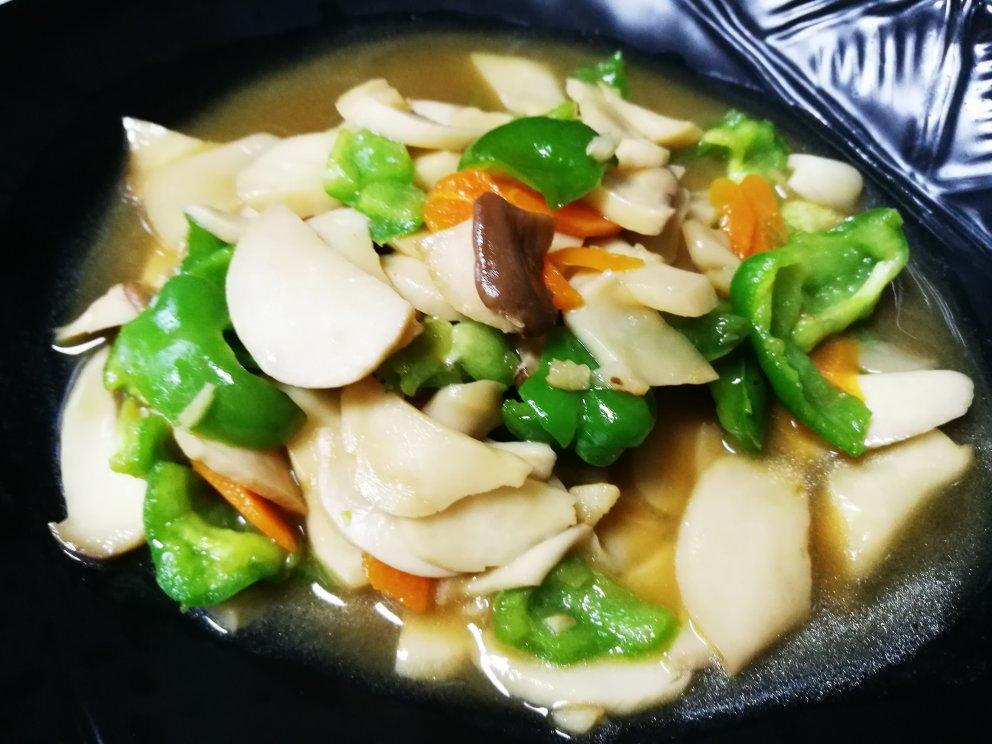 蚝油杏鲍菇炒青椒