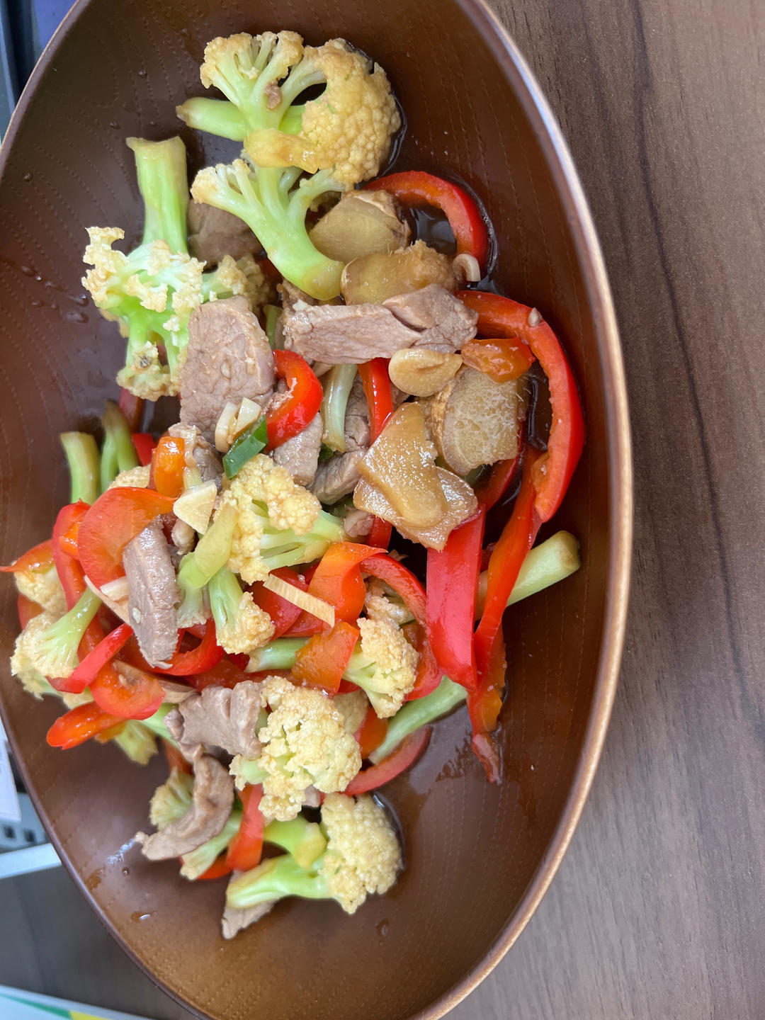 和饭店一个味道的干锅花菜