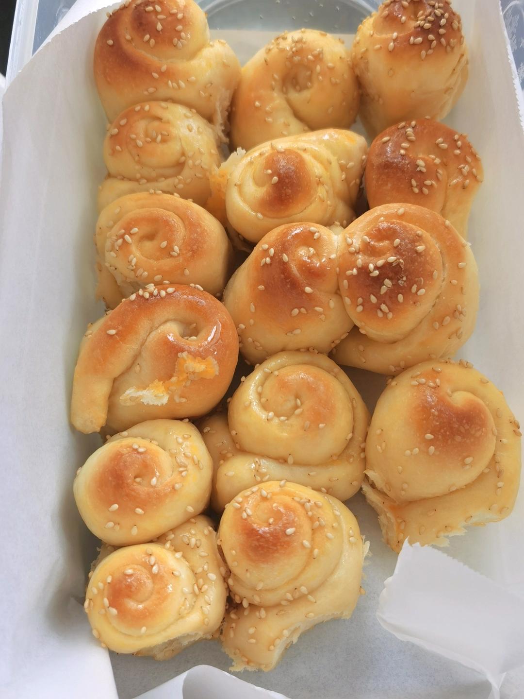 脆底蜂蜜小面包