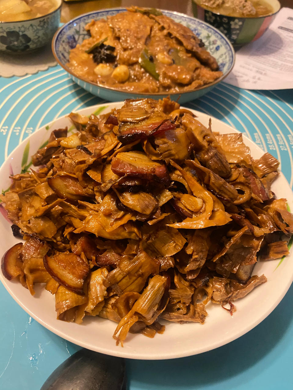 不油腻的烟笋炒腊肉