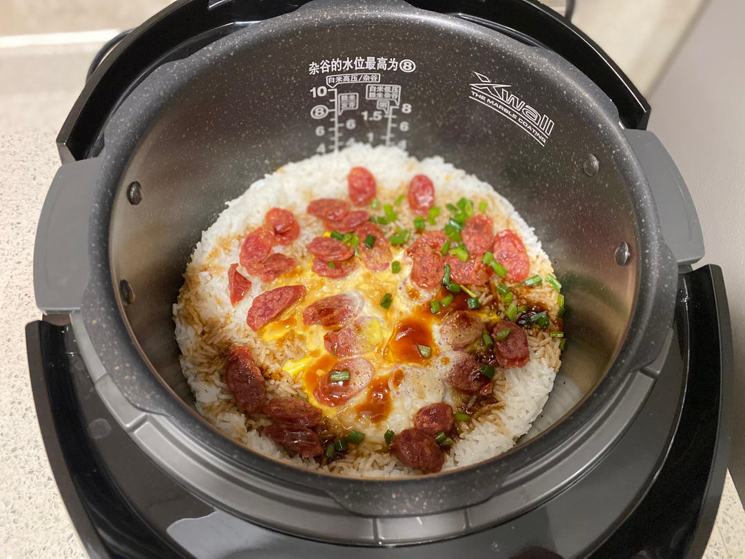 电饭锅版腊肠饭