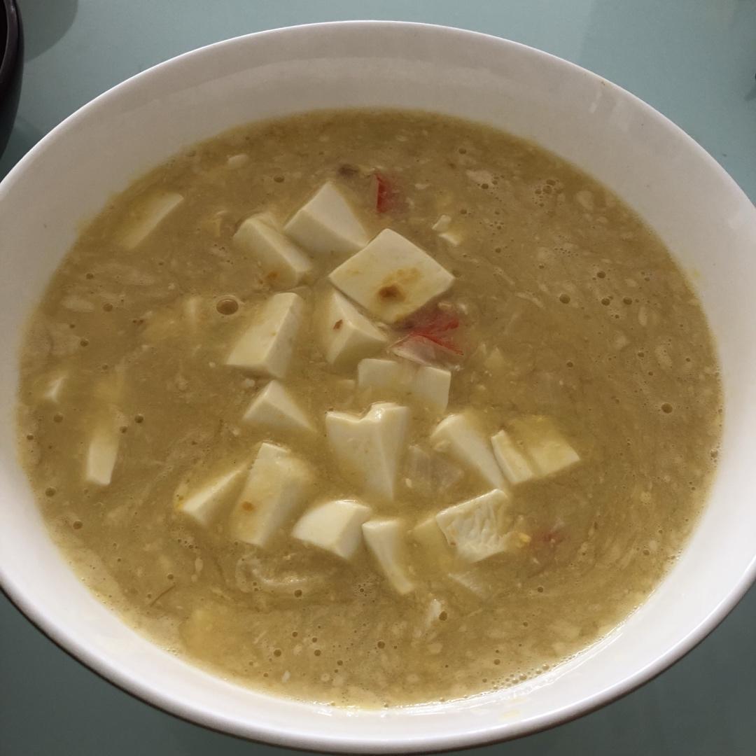 蟹黄豆腐（咸蛋黄版）
