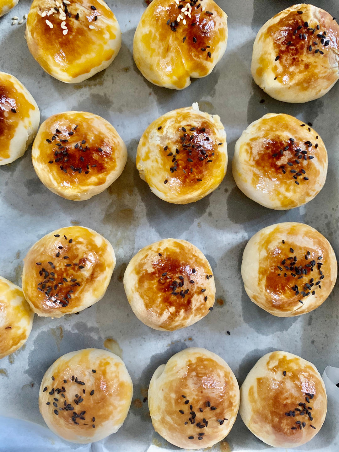 喷香喷香的肉松饼