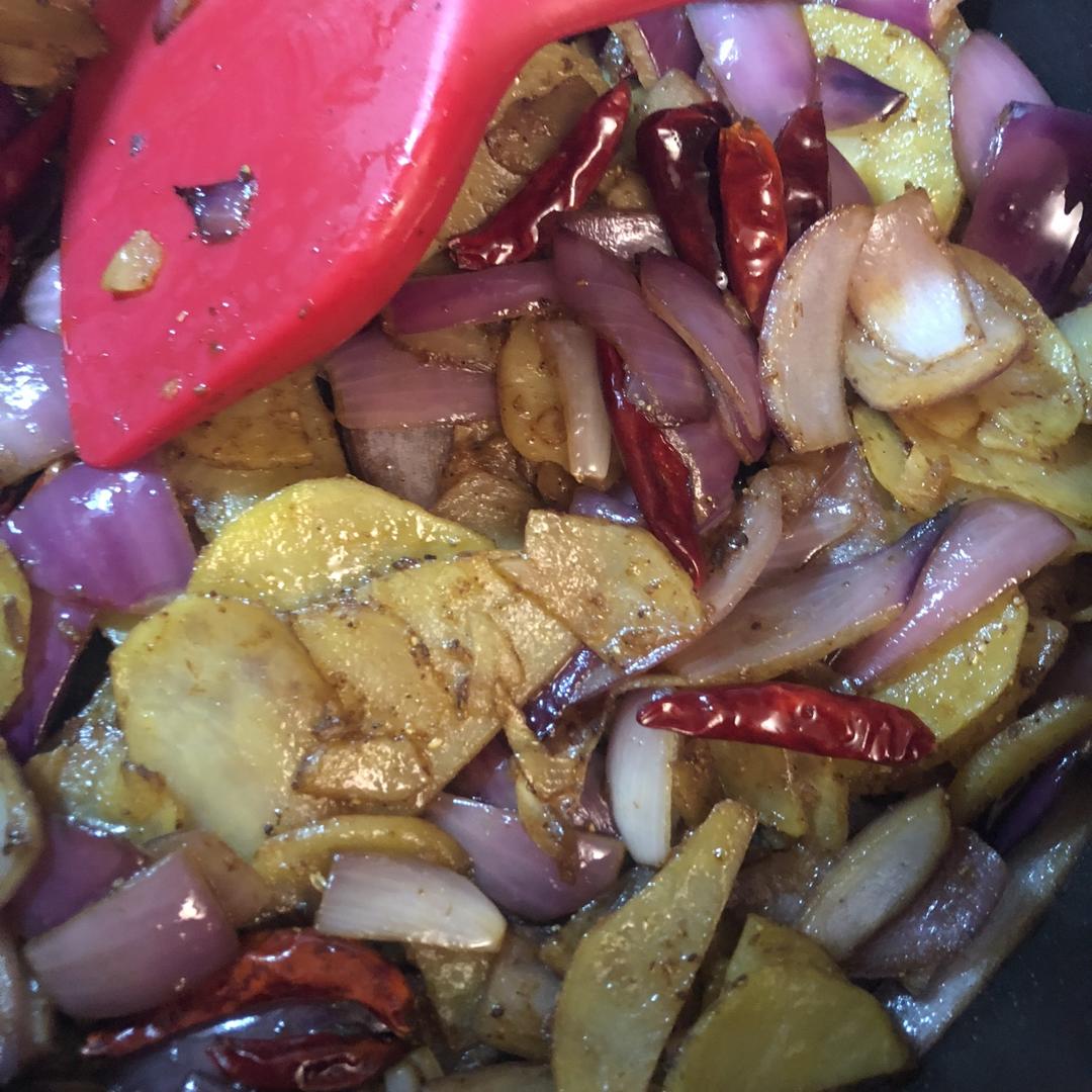 孜然洋葱土豆片