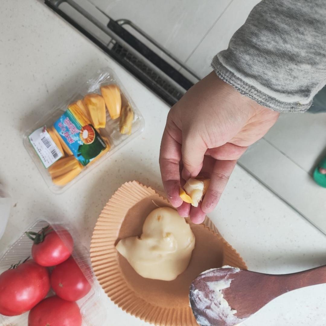 三分钟自制拉丝麻薯