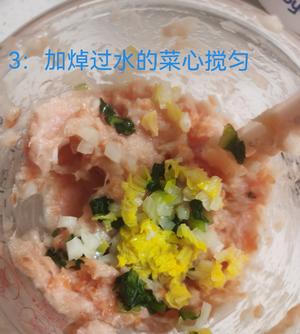 婴儿辅食：鳕鱼猪肉鸡蛋卷（9个月以上）的做法 步骤3