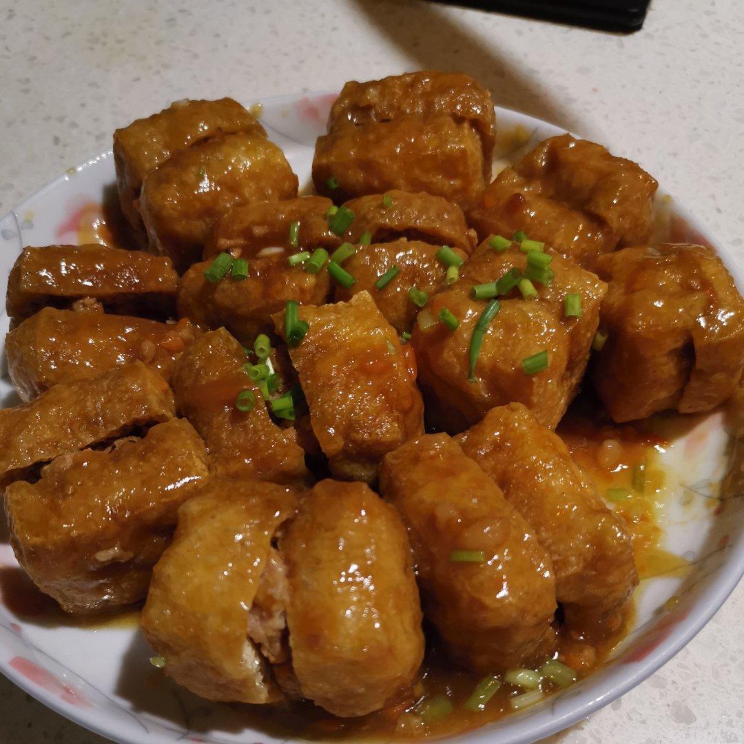 油豆腐塞肉