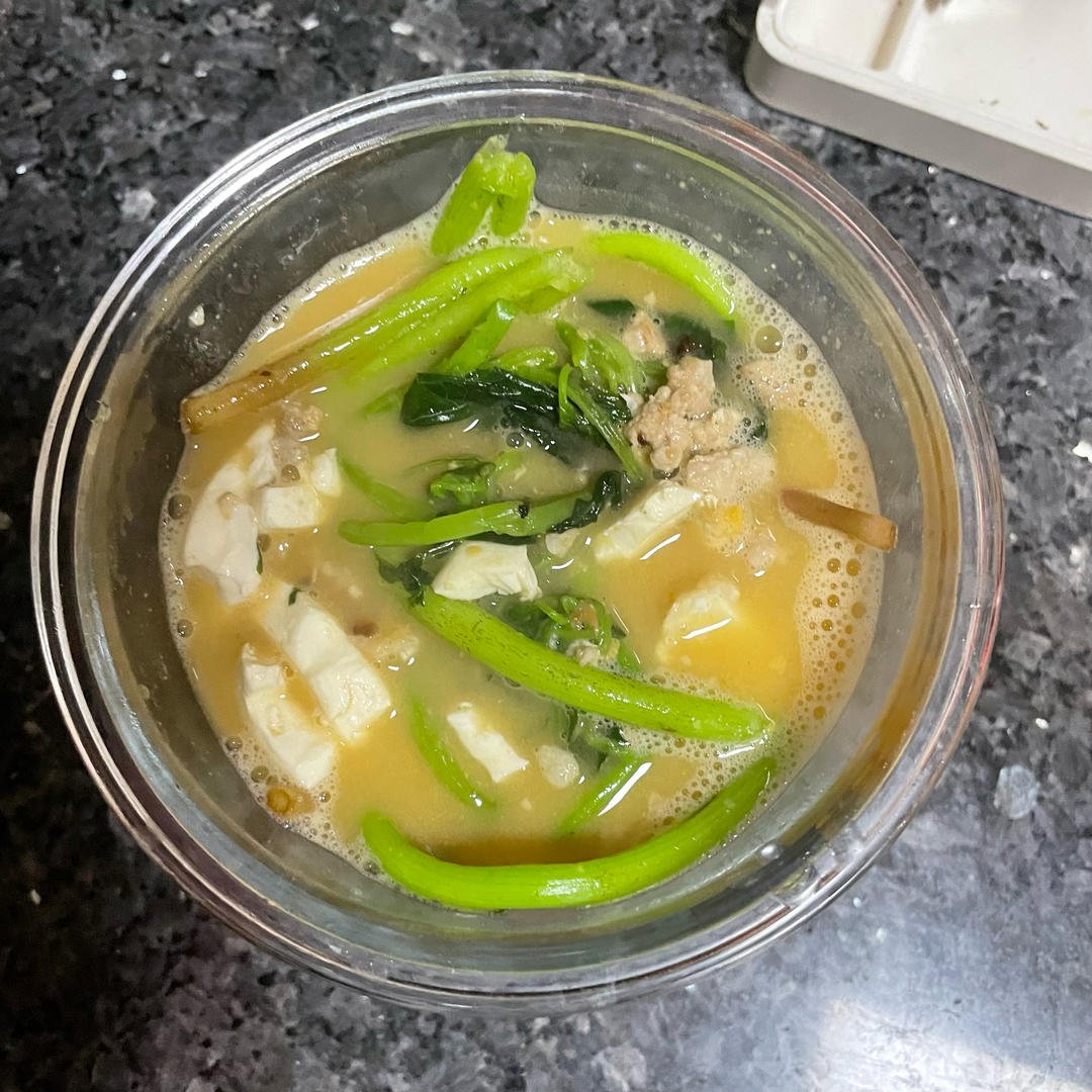 上汤红苋菜，拌饭都好吃😄