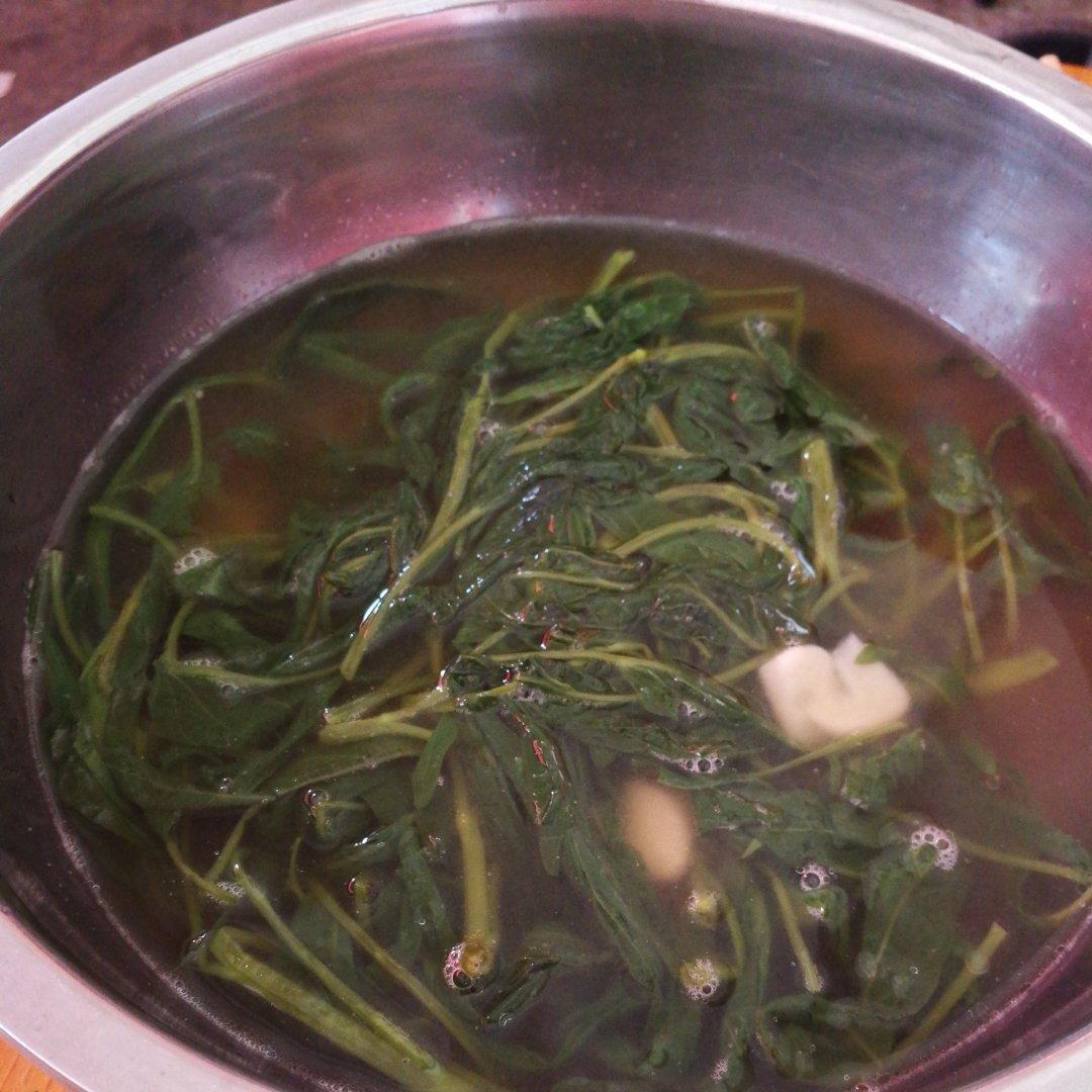 空心菜叶汤