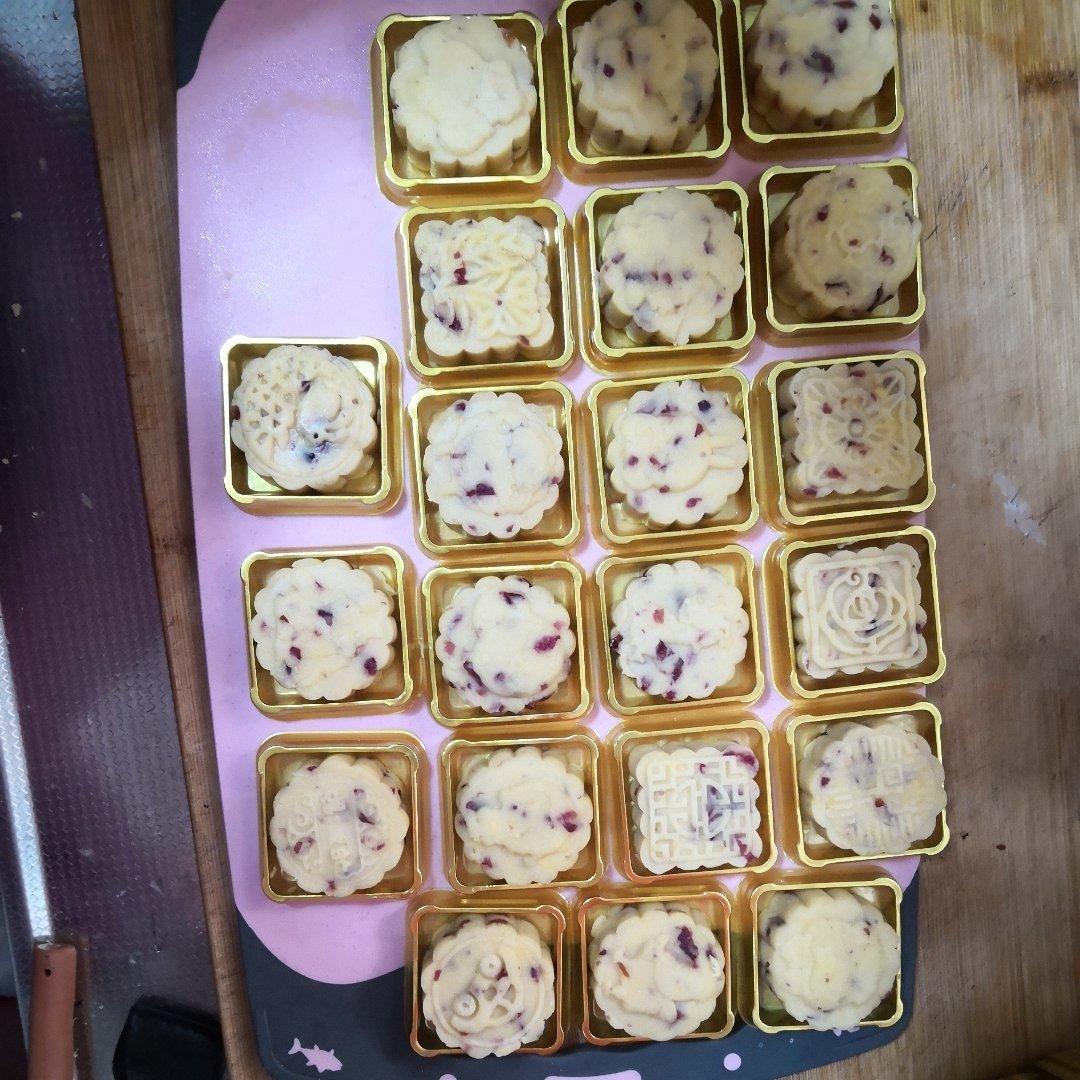 蔓越莓绿豆糕