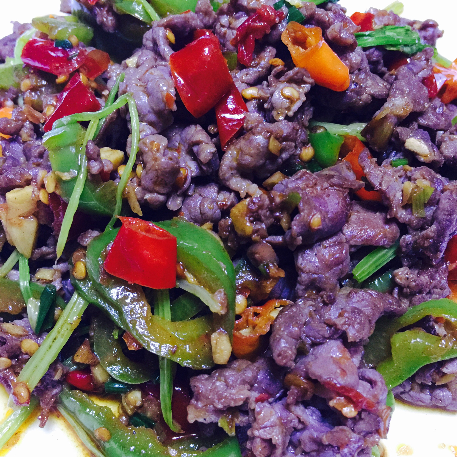 小炒牛肉