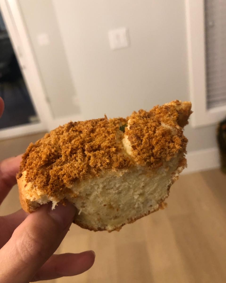香葱肉松戚风蛋糕