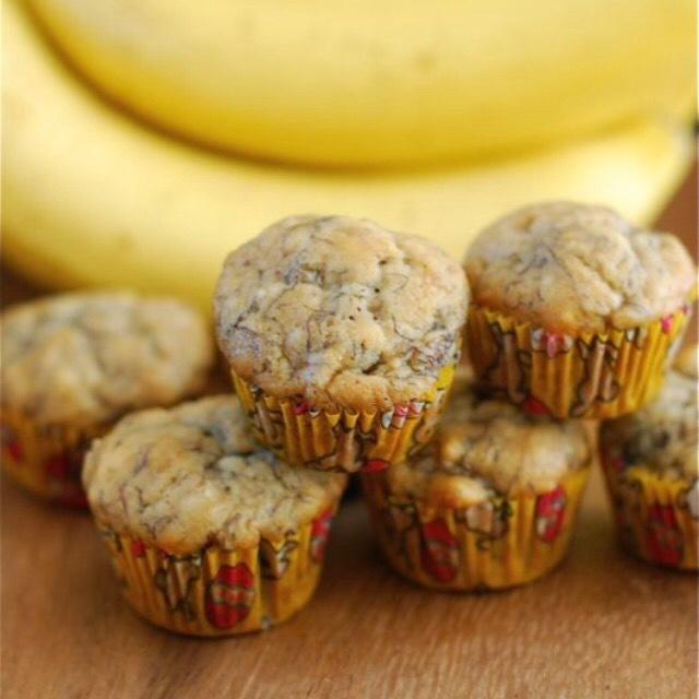 迷你香蕉麦芬Mini Banana Bread Muffins