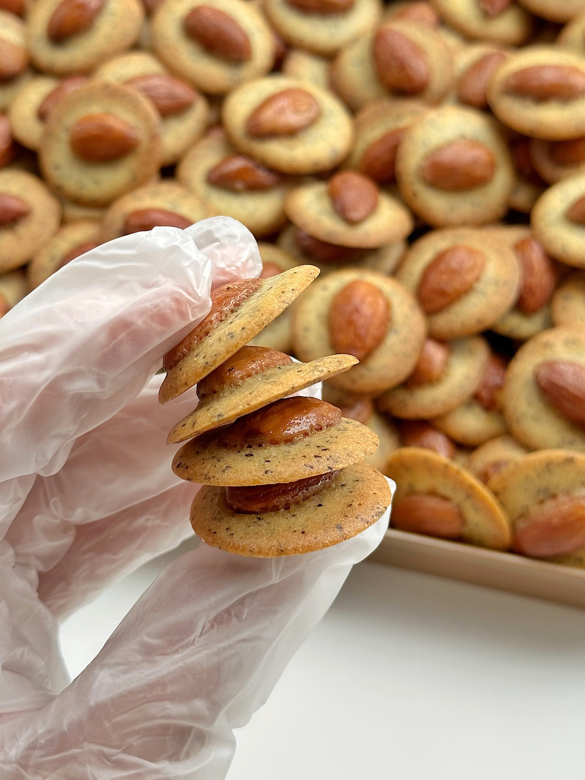 自制过年小零食 | 伯爵红茶杏仁脆片的做法 步骤13