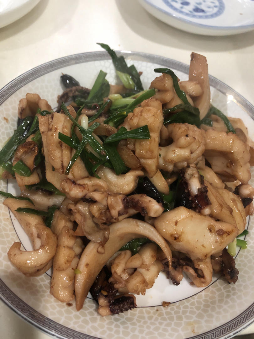 葱爆鱿鱼
