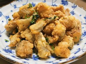 椒盐豆腐鱼（九肚鱼）的做法 步骤9