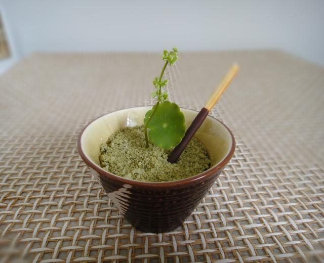绿茶布丁盆栽的做法