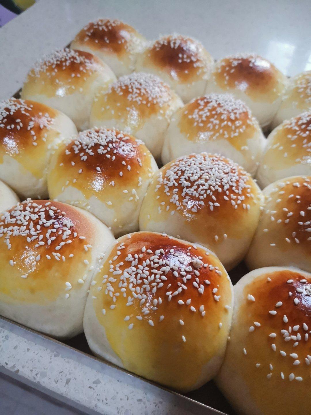 奶黄小餐包-一次发酵超好吃（附快手奶黄馅制作方法）