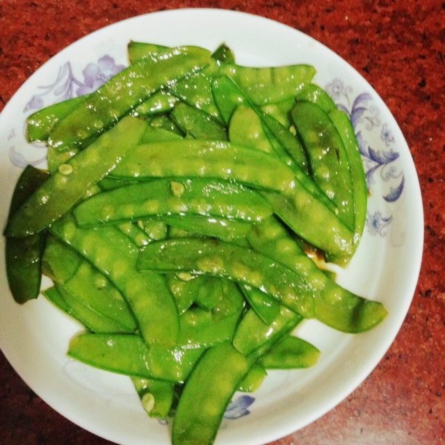 dantao做的清炒荷兰豆