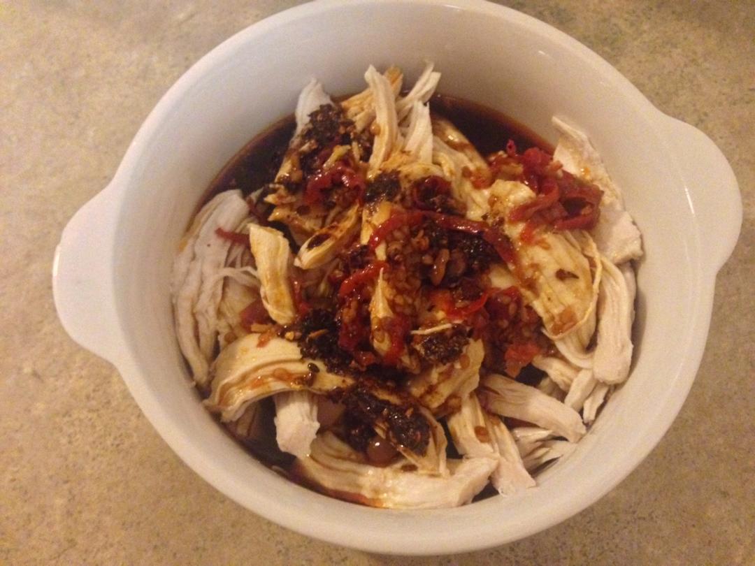 低脂重口味江湖菜——口水鸡大胸