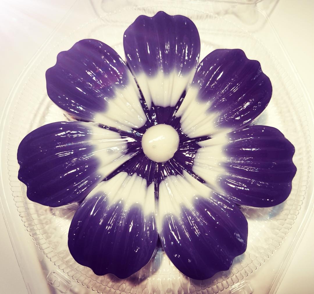 蝶豆花渐变色马蹄糕 / 蓝色椰汁千层糕 / 8寸蛋糕模具