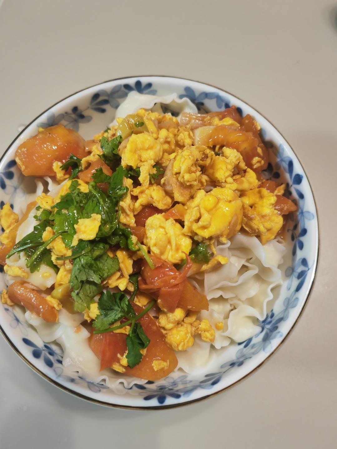 番茄鸡蛋打卤面