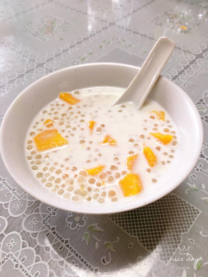 芒果椰汁西米露