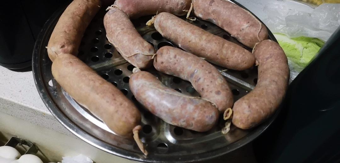 娃最爱❤️自制台湾脆皮香肠烤肠