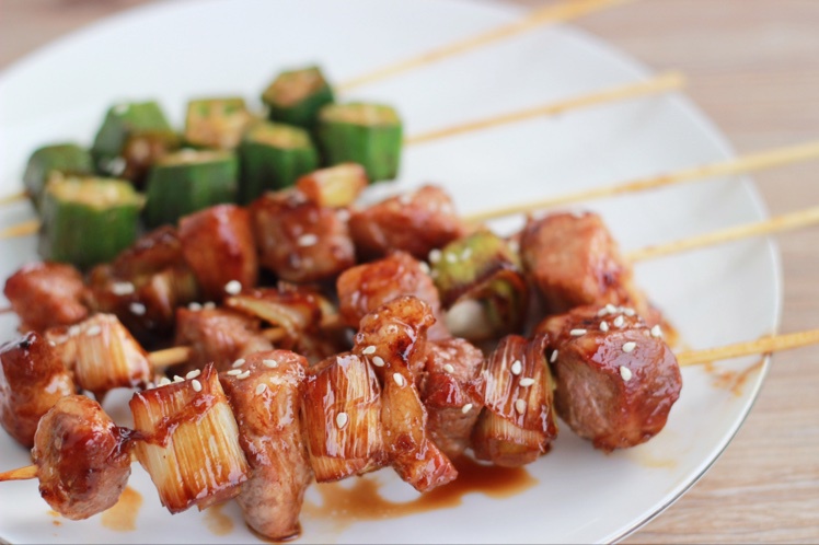 照烧猪肉串