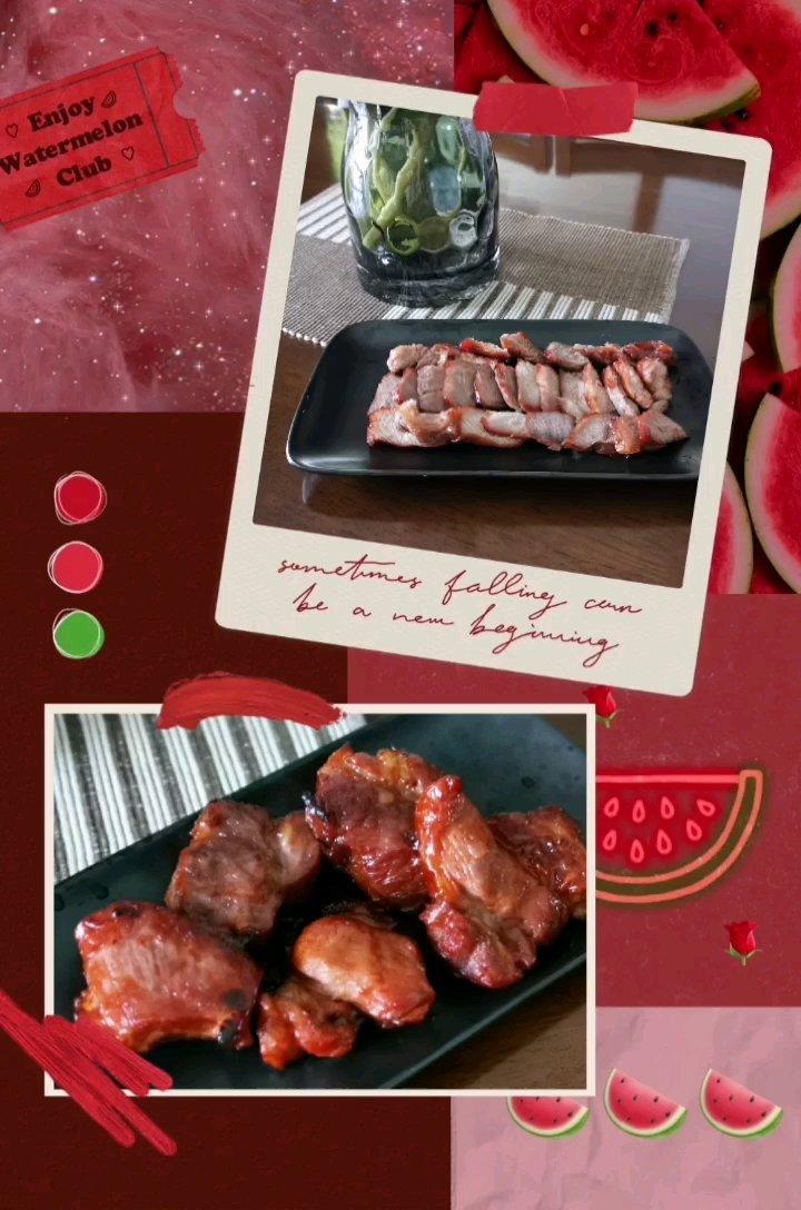 蜜汁叉烧，国粹烧烤家里做