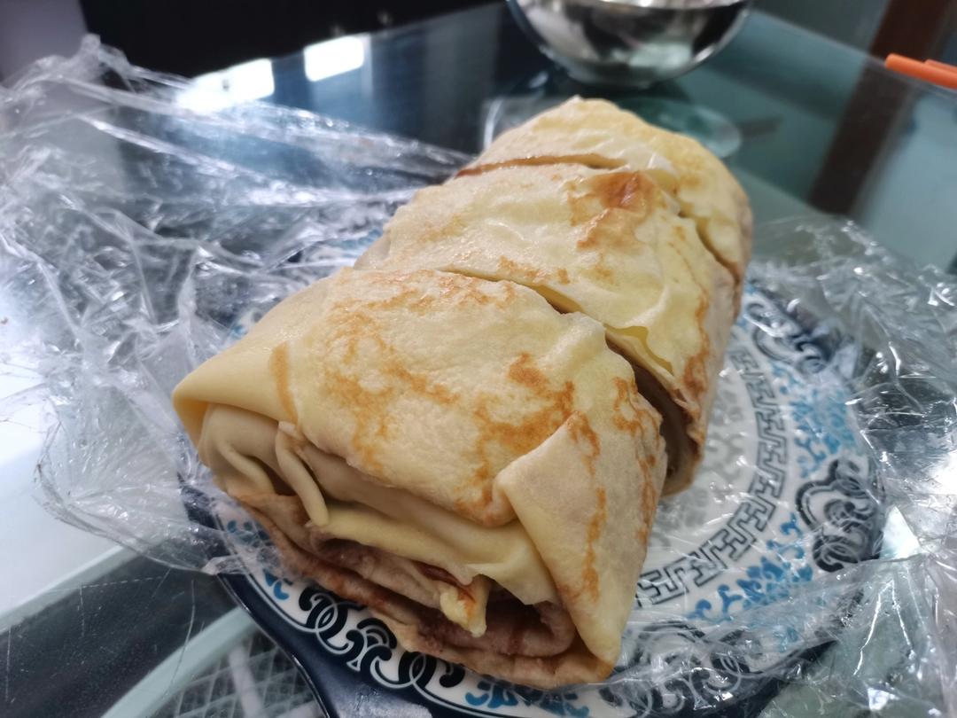 千层毛巾卷，原味、抹茶、巧克力三种口味