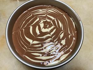 可可味——斑马纹戚风蛋糕的做法 步骤13