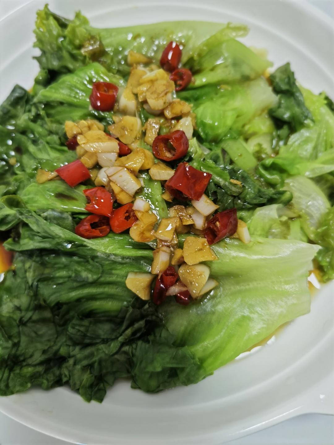 广式白灼生菜(酒店配方)