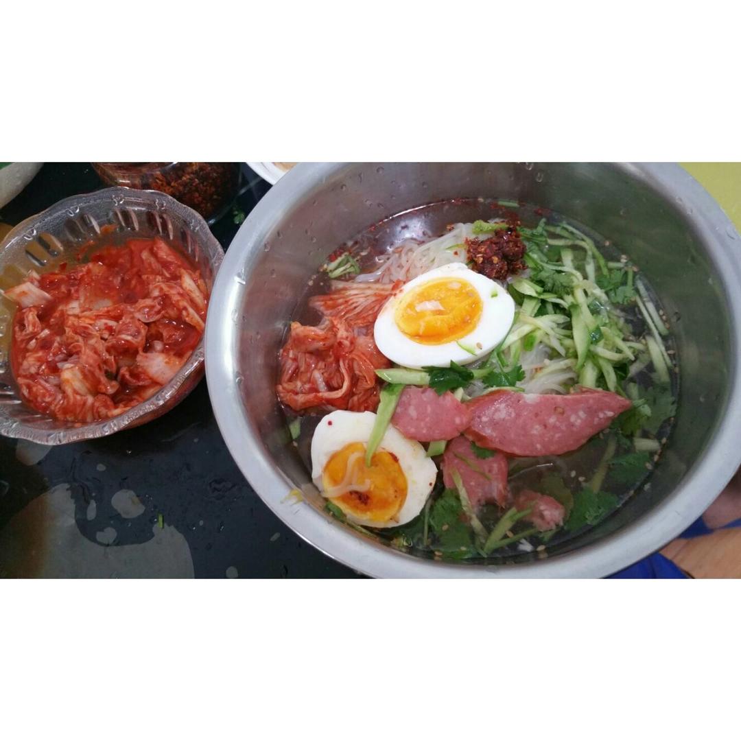 自制朝鲜风味冷面