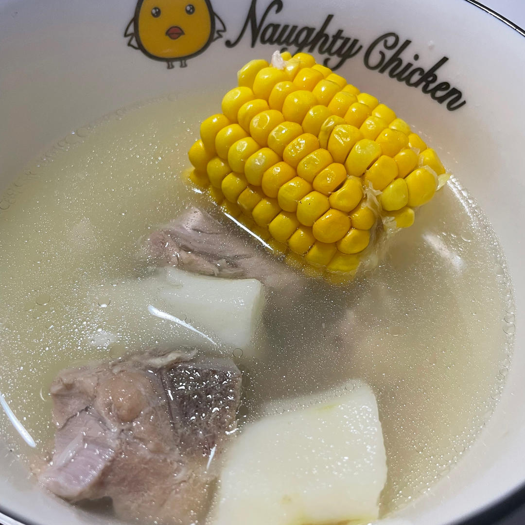山药玉米排骨汤