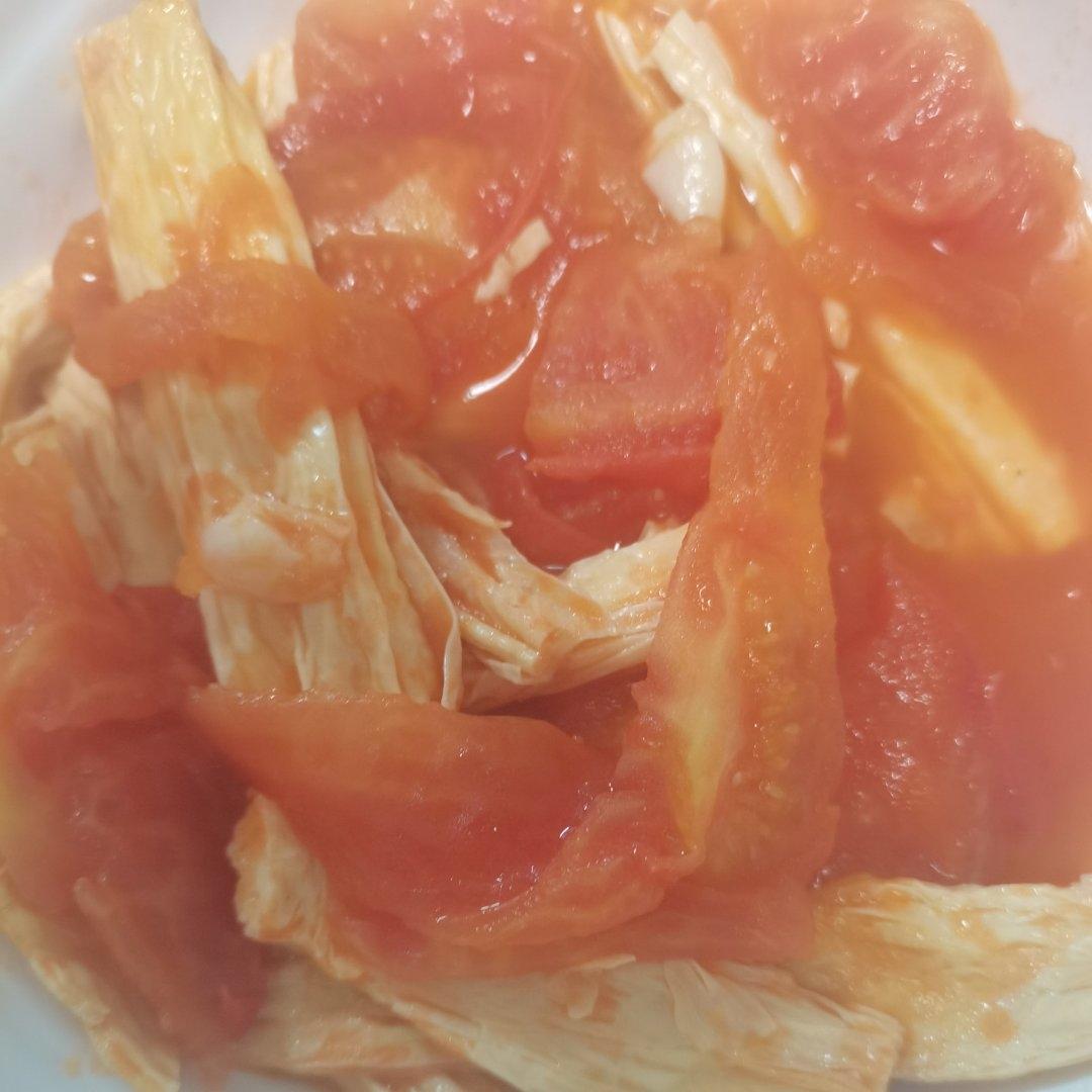 西红柿炒腐竹