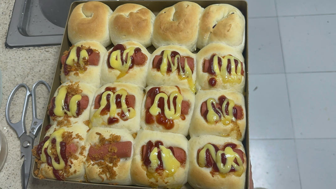 一个面团做4种口味面包！松软可口巨美味！