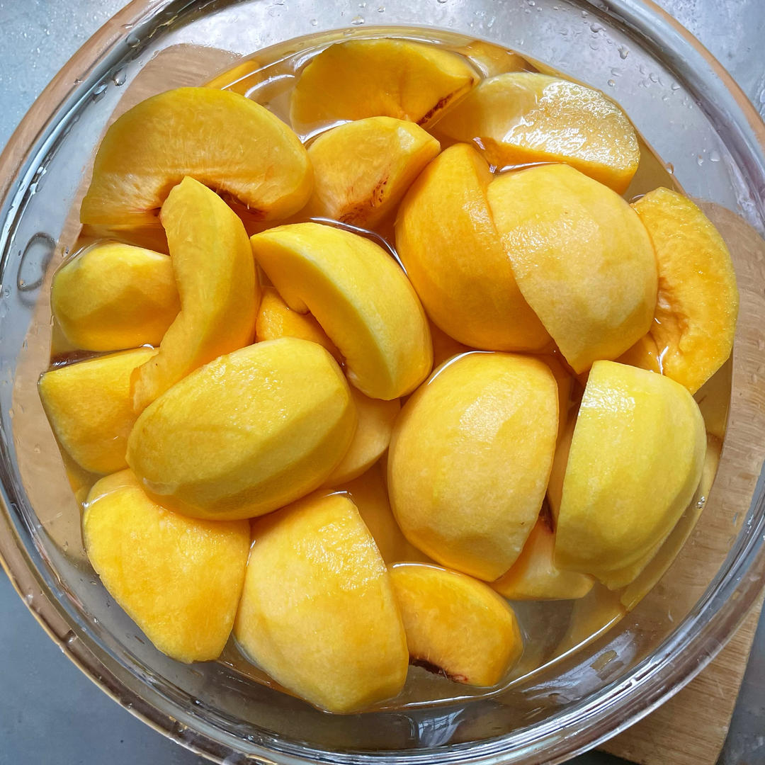 冰糖黄桃罐头（附常温保存方法）