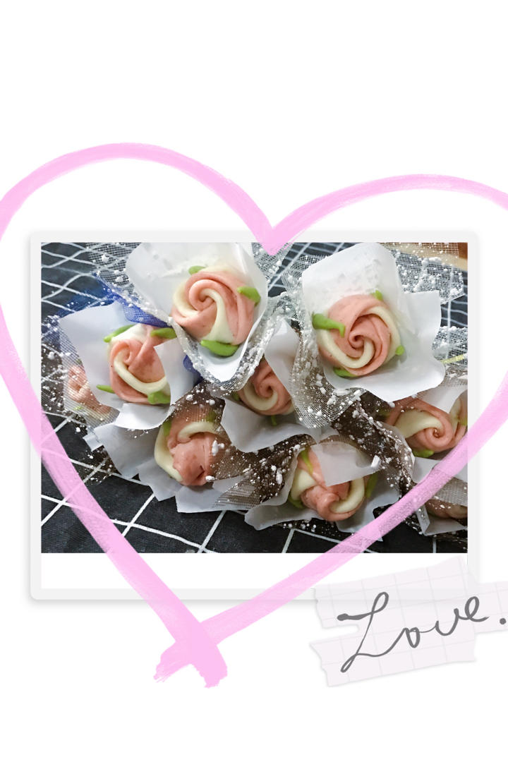 不会凋谢的玫瑰花馒头